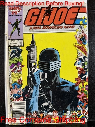 BARGAIN BOOK ($5 MIN PURCHASE) GI Joe A Real American Hero #53 (1986 Marvel)