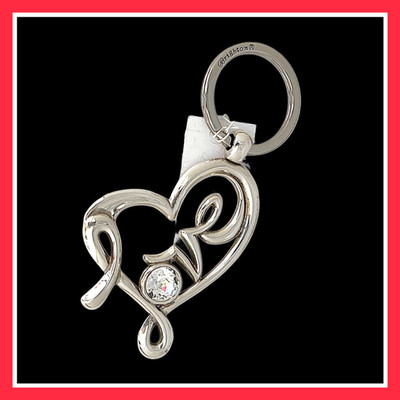Brighton FASHIONISTA LOVE STORY Key Ring Keychain Key FOB E17490 NWT