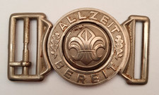 Vintage German Scouts Association Metal belt buckle. Boy Scouts. Very Scarce
