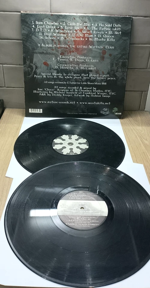 Vinyl 2 X LP Masta Killa - No Said Date G/VG 2004 Wu Tang Clan hip hop rap - Image 2 of 4