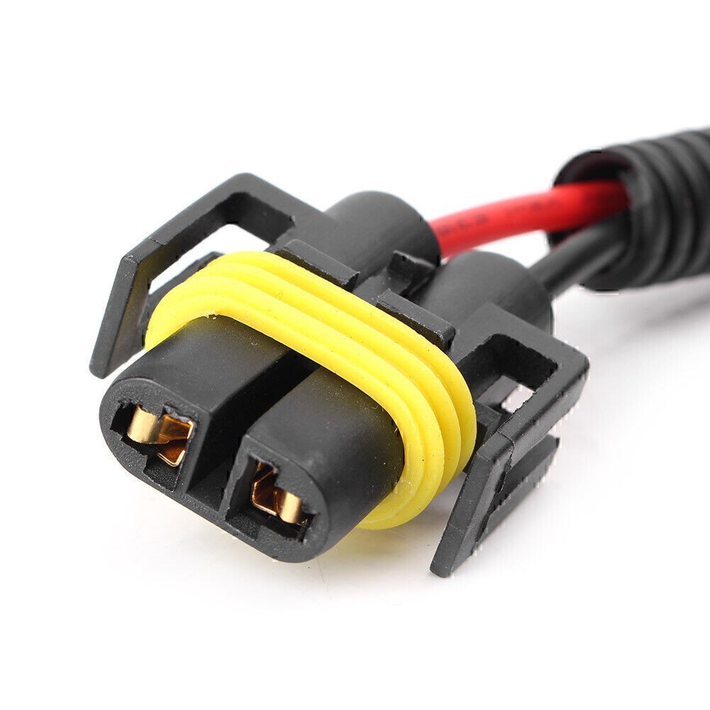 Pair H11 H8 Extension Wiring Harness Socket Connector Kit for Headlight Fog Lamp