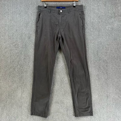Spoke Hose Herren Größe 33 Grau Build A Straight Leg Chinohose Slim 
