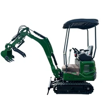 AGT 1Ton Mini Excavator 13.5HP Tracked Crawler w/side swing B&S Gas Engine NEW