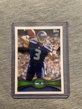 Russell Wilson Seattle Seahawks 2012 Topps Rookie Football Card #165. rookie card picture