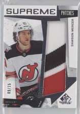 2023-24 Upper Deck SP Game Used Supreme 9/15 Dawson Mercer #SP-DM Patch 0a7v