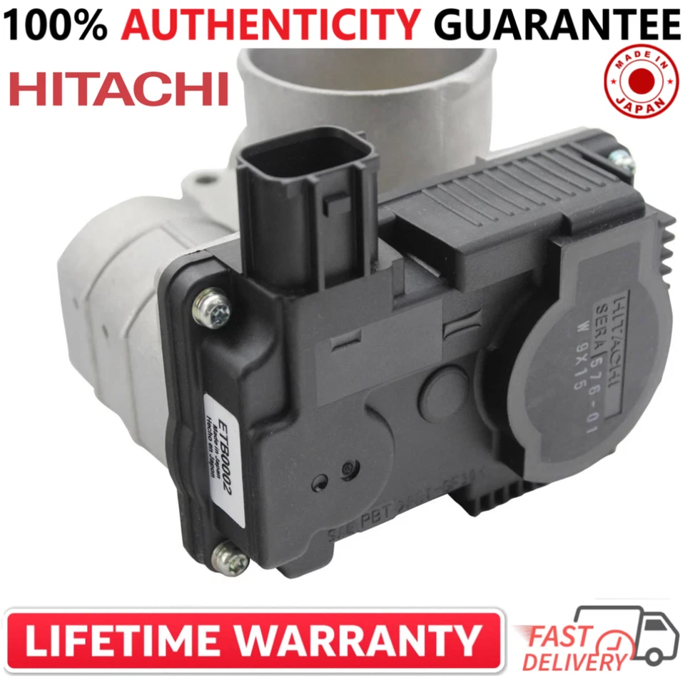 Cuerpo de acelerador GENUINO HITACHI 576-01 para Nissan Altima Sentra X-Trail 2002-2006 Foto 3 de 3