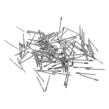 100Pack 0.9mm Thread Stainless Steel Watch Stem Extender Winding Extension Rod