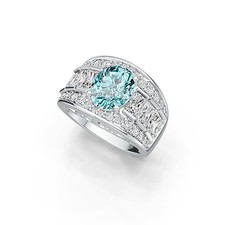 Sterling Silver Semi Mount Ring Setting Oval OV 10X8mm OCT 5X3mm