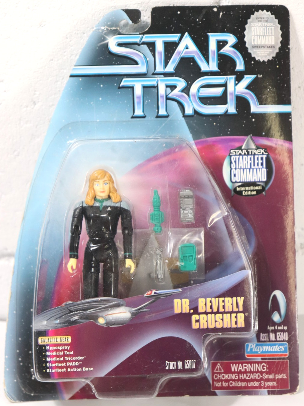 Star Trek Dr. Beverly Crusher Star Fleet RARE INTERNATIONAL EDITION Figure NIP