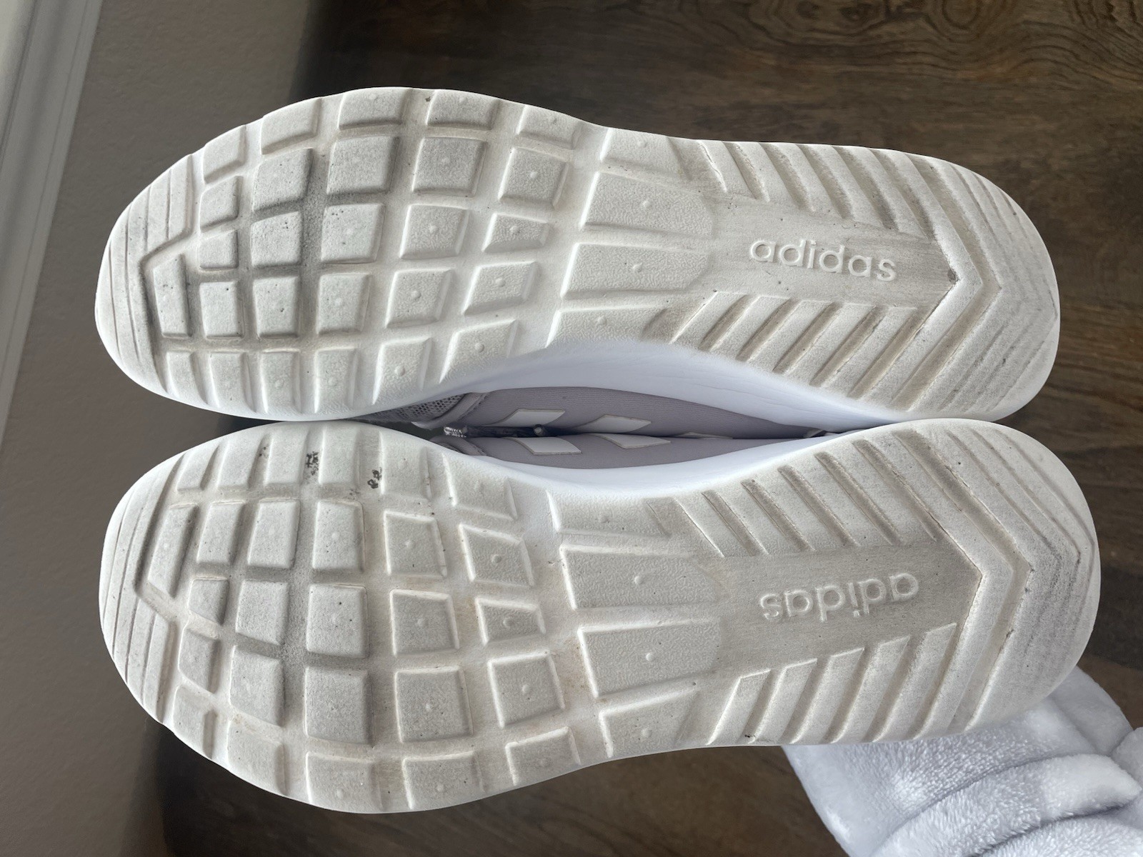 Adidas Womens Cloudfoam QT Racer Ice Purple Running Shoes Sneakers Size 8 thumbnail 10