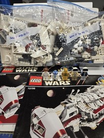 Lego Star Wars 10198 Tantive IV, 100% COMPLETE w/ Minifigures & Manuals
