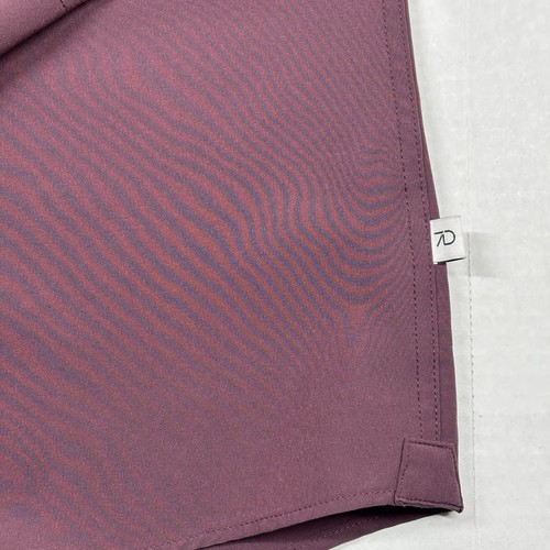 7 Diamonds Shirt Large 4 Way Stretch Woven Performance Burgundy Liberty Flex EUC - Picture 10 of 11
