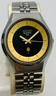 Vintage Seiko QZ Rare Yellow And Black Dial 0922-8000 Men's Quartz Watch