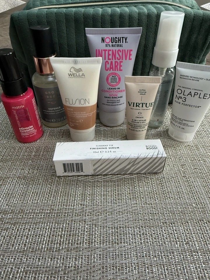 Virtue, Matrix, Redken, Wella Hair Kit 8 Travel Size Products Value £79 Free Bag - Image 2 of 4