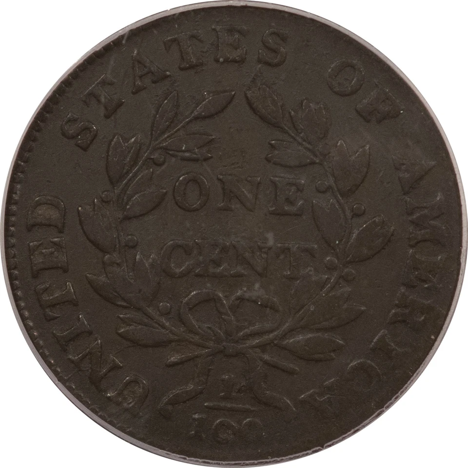 1802 DRAPED BUST CENT - PCGS VF-25, OLD GREEN HOLDER & PREMIUM QUALITY! - Image 3 of 4