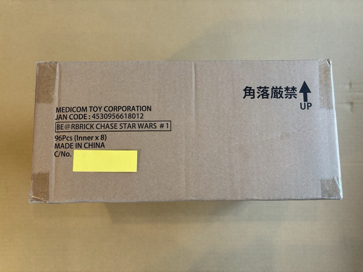MEDICOM TOY BEARBRICK CHASE STAR WARS master carton 8 box BE