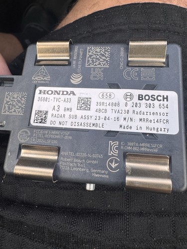 Radar Sensor Accord 2.0 T Spot 2021-2022 - Picture 2 of 8