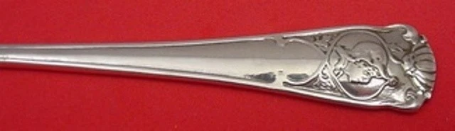 Juego de cuchillos y tenedores H 109 de Gorham de plata esterlina junior todo plano con niño Foto 2 de 2