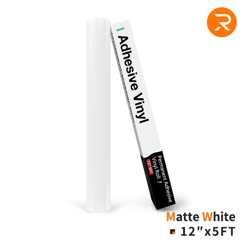 HTVRONT Permanent Sign Making Vinyl 12" x 5FT Cut Self Adhesive Vinyl Roll - Picture 18 of 48