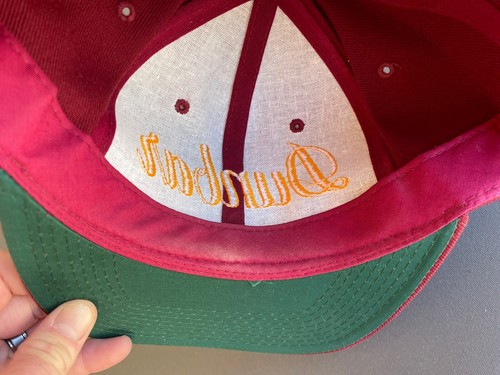 Vintage 90s Dunbar Script SnapBack Hat Cap Wool Blend - Picture 9 of 9