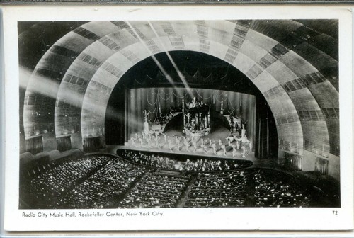 CP Etats-Unis - United-States - New-York - Rockfeller Center - Radio City Music. - Foto 1 di 2