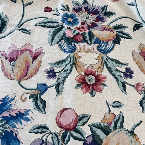6.5 Yards JAY YANG Upholstery Fabric Garden Floral Cottage Core 56”x234” - Picture 6 of 9