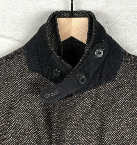 NWT FLYNT Rizzo Wool Cashmere Herringbone Sports Coat Jacket 46R Brown NEW - Picture 21 of 22