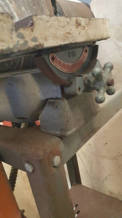 Delta Milwaukee 12" Disc Sander Grinder With Original Metal Stand 3