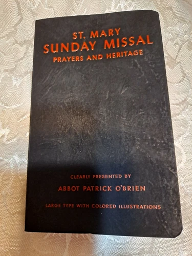 St. Mary Sunday Missal Prayers & Heritage A. P. O'Brien 1952 NEVER USED Benziger