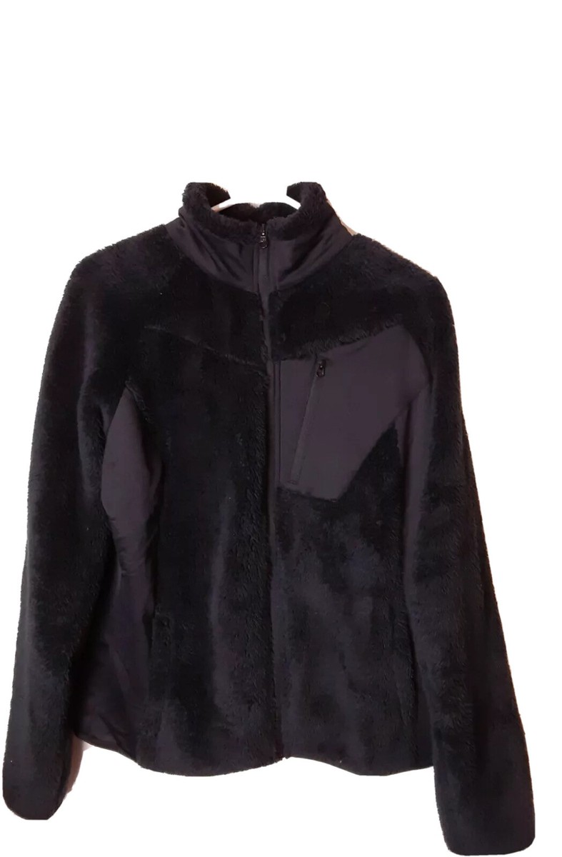 COLUMBIA SPORTSWEAR Company: Men's Zip-Up Fleece Jacket: Black, SZ