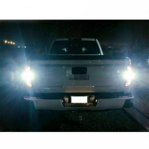 For GMC Sierra 1500 2500 3500 HD Super White 3157 LED Backup Reverse Light Bulbs - Picture 9 of 11