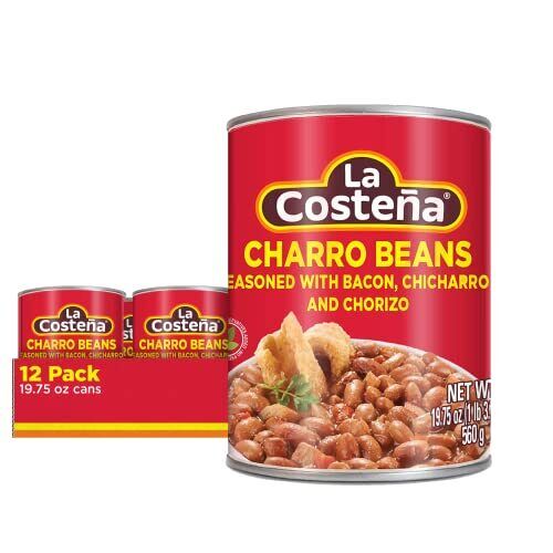 LA Costeña Whole Charro Beans | Pinto Beans with Onion Garlic Chorizo Bacon C... - Picture 1 of 4