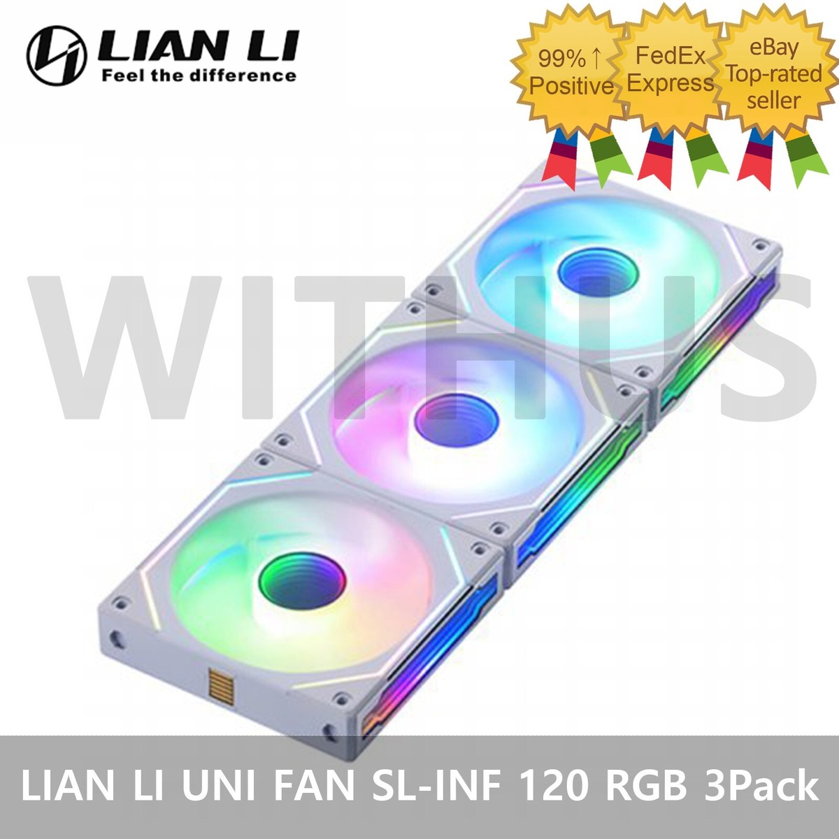 PC用ファン・クーラー Lian Li UNI FAN SL-INF 120 WT 3Pack Amazon.com: Lian-Li UNI FAN SL-Infinity 120mm ARGB Case Fan