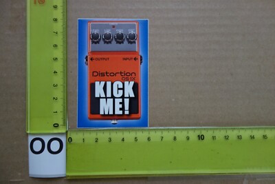 Alter Aufkleber Handwerk Check DISTORTION DS-1X Kick me!