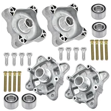 For Polaris RZR 800 2008-2014 Front & Rear Wheel Hubs & Bearings & Studs Kits
