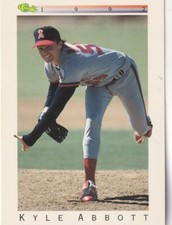 FREE SHIPPING-MINT-1992 Classic I  #T2 Kyle Abbott  California Angels