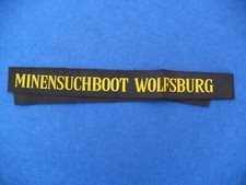 Marine Mützenband MINENSUCHBOOT WOLFSBURG Bundesmarine