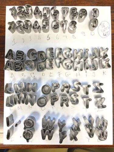 Cutters/ Assorted Cookie Cutters Set of 74 Pieces - Picture 6 of 11