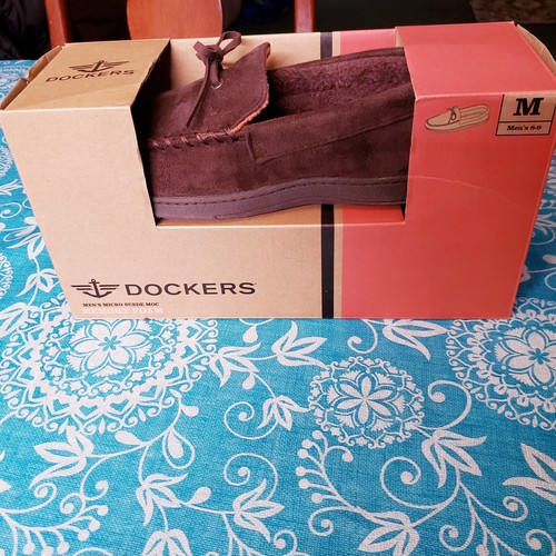 dockers memory foam slippers