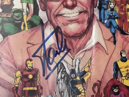 FOTO PUBLICITARIA FIRMADA POR STAN LEE DE MARVEL COMICS - ¡AUTÓGRAFO AUTENTICADO! - Imagen 2 de 3