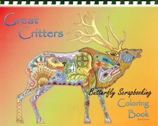 Coloring Book Great Criters Animal Spirits 15 Pages EARTH ART Sue Coccia New