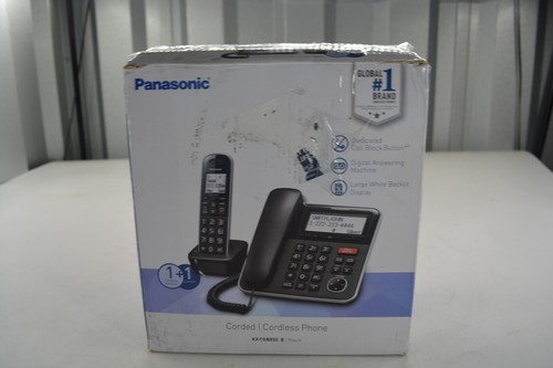Panasonic Expandable Corded/Cordless Phone System KX-TGB850B (Black) - Zdjęcie 5 z 5