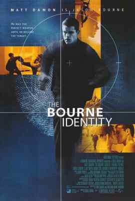 BOURNE IDENTITY MOVIE POSTER 2 Sided ORIGINAL FINAL RATED 27x40 MATT DAMON!!!