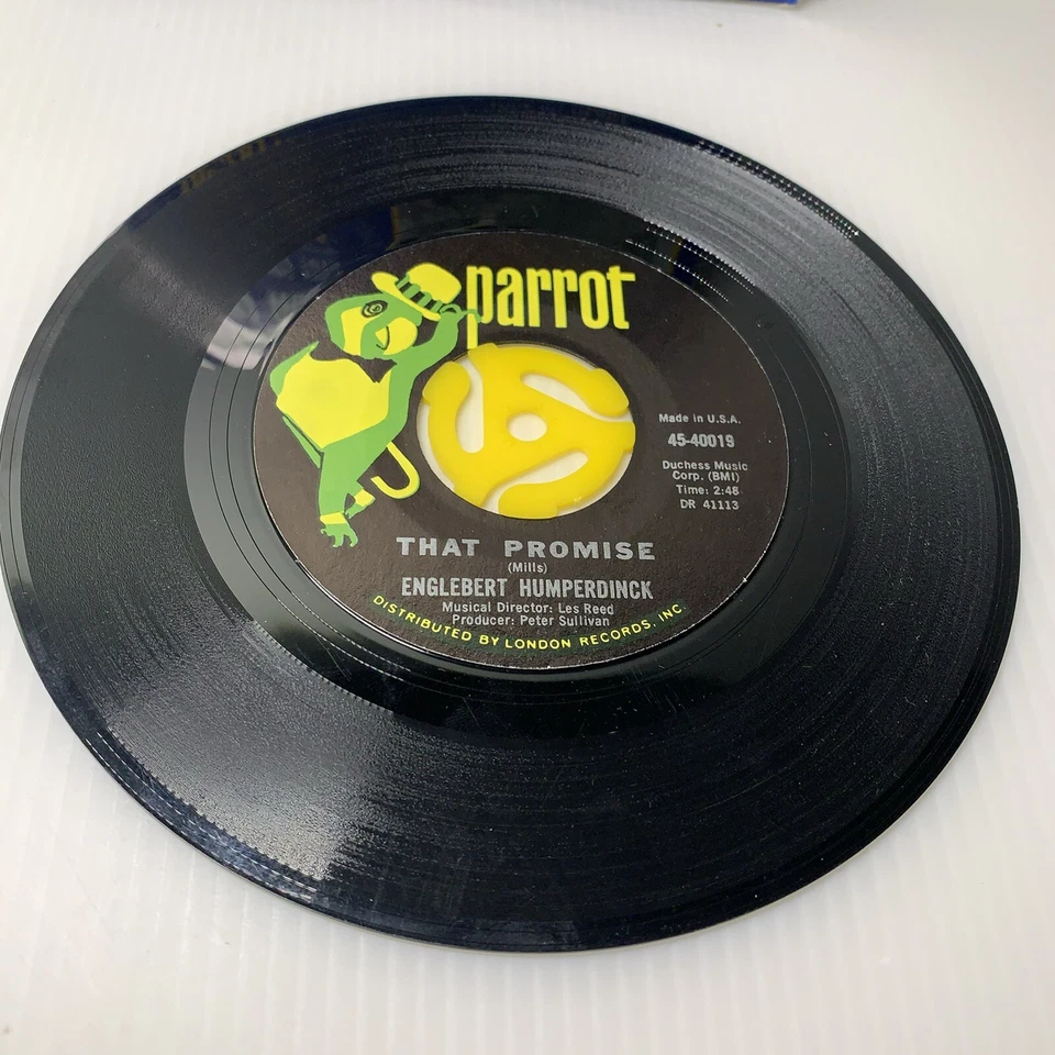 VINTAGE ENGELBERT HUMPERDINCK The Last Waltz, PARROT RECORDS 45rpm Foto 4 de 4