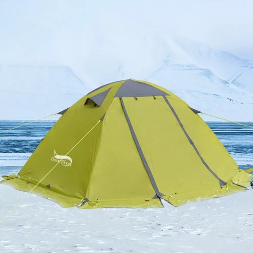 Winter Tent Wind Snow Skirt 4 Season Outdoor Camping 2Person Hiking Cold Weather - 第 12/12 張圖片