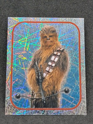 2020 Topps Star Wars Factfile FACT FILES Sticker #34 Chewbacca d[K