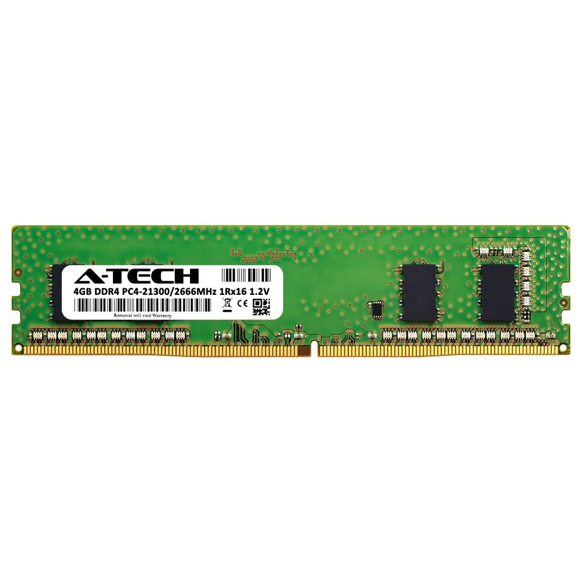 4GB DDR4 PC4-21300 DIMM Replacement for Kingston KVR26N19S6/4