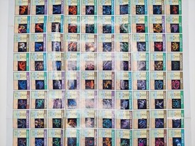 Final Fantasy 1990 Nintendo NES World Map / Enemy Chart NES-FF-USA(B)