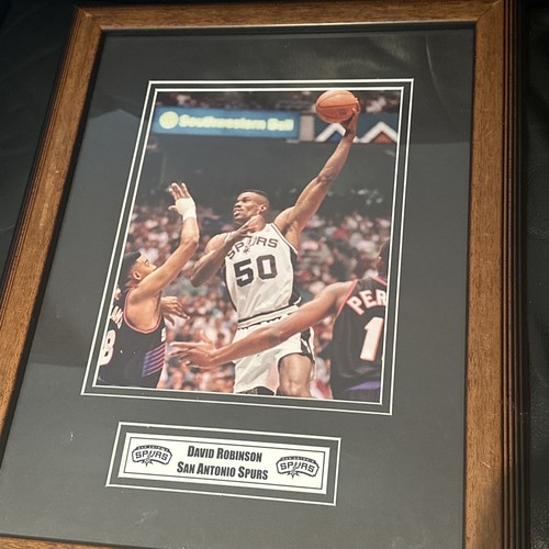 Cuadro enmarcado de David Robinson de los San Antonio Spurs - Imagen 5 de 8