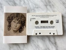 The Doors The Best Of CASSETTE Tape 1973 Elektra TC5 5035 Jim Morrison RARE OOP